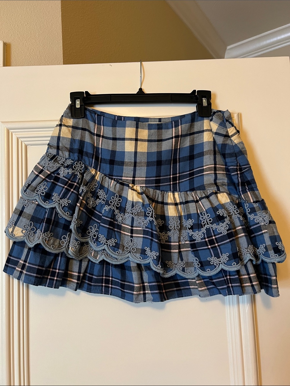 Loveshackfancy plaid skirt